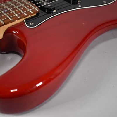 2004 Fender FSR American Deluxe Mahogany Stratocaster Crimson Red image 9