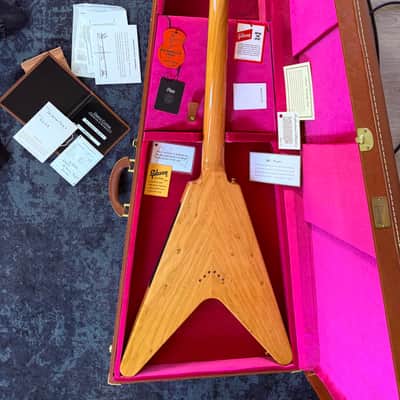 Gibson Flying V '58 Korina Reissue 2024 - Birdseye image 6