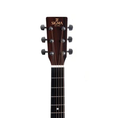 Sigma DMEL Left-Handed - Micarta Fingerboard, Natural image 3