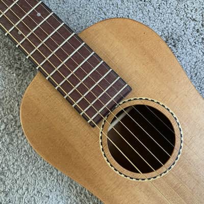SX Mini 34 Inch Travel Acoustic Guitar, Pine Wood Body, Mahogany Neck image 4