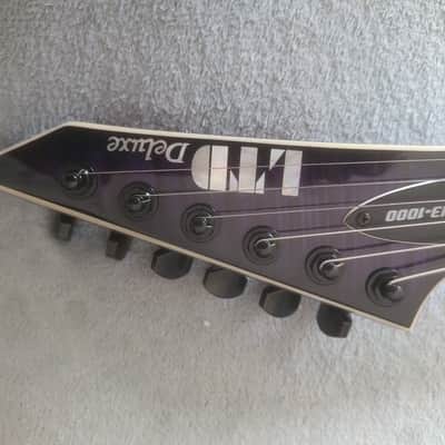 ESP LTD H3-1000 2018 - Present - See Thru Purple Sunburst image 5