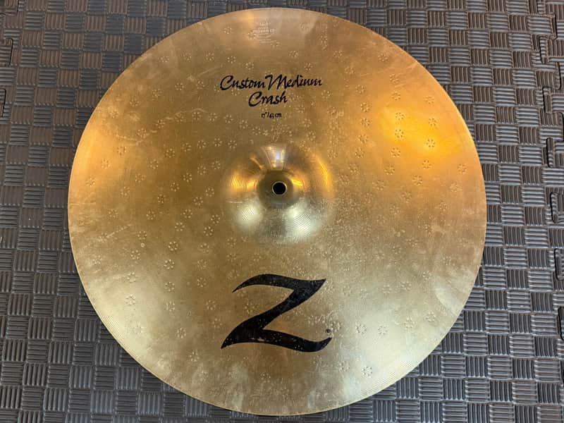 Zildjian 17" Z Custom Medium Crash Cymbal 1993 - 2001 - Brilliant image 1