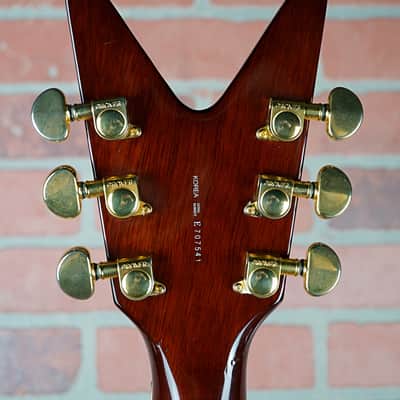 Dean V 79 Select Flame Top Vintage Sunburst With Matching Headstock Made in Korea 1999 With Case image 16