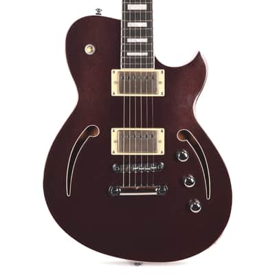 Reverend Roundhouse Air HH Electric Guitar Metallic Bordeaux image 2