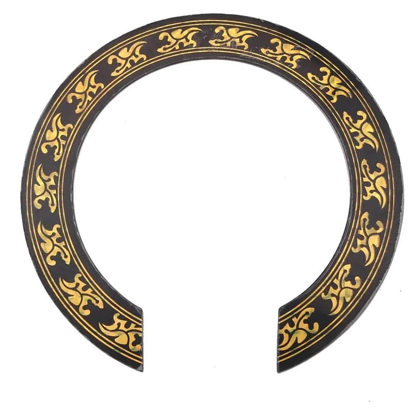 Gold Circle Classical Guitar Soundhole Rosette image 1