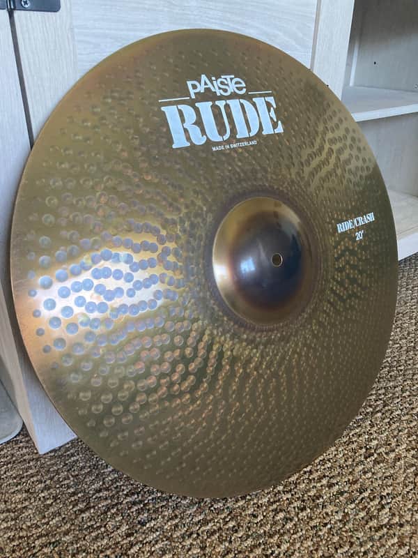 Paiste 20" RUDE Ride/Crash Cymbal image 1