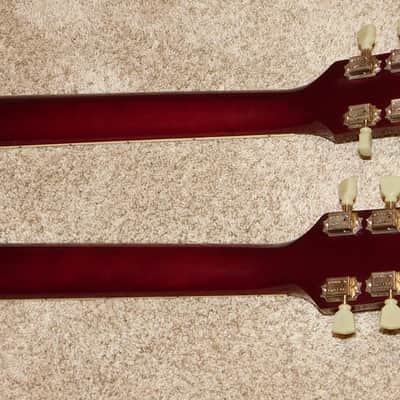 Gibson EDS-1275 Double Neck Electric Guitar 1995 Vintage Cherry image 18