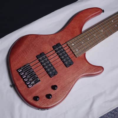 DEAN Edge 1 6-string BASS guitar NEW Vintage Mahogany w/ Light CASE B-stock NO stamp image 4