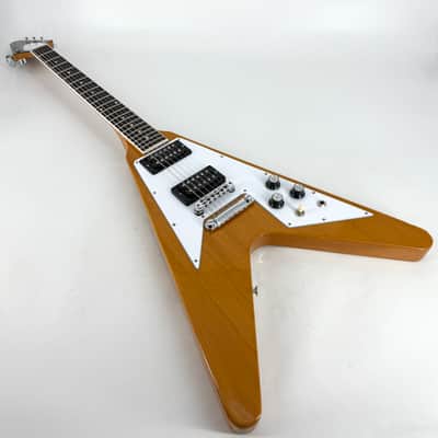 2024 Gibson 70s Flying V - Antique Natural image 9
