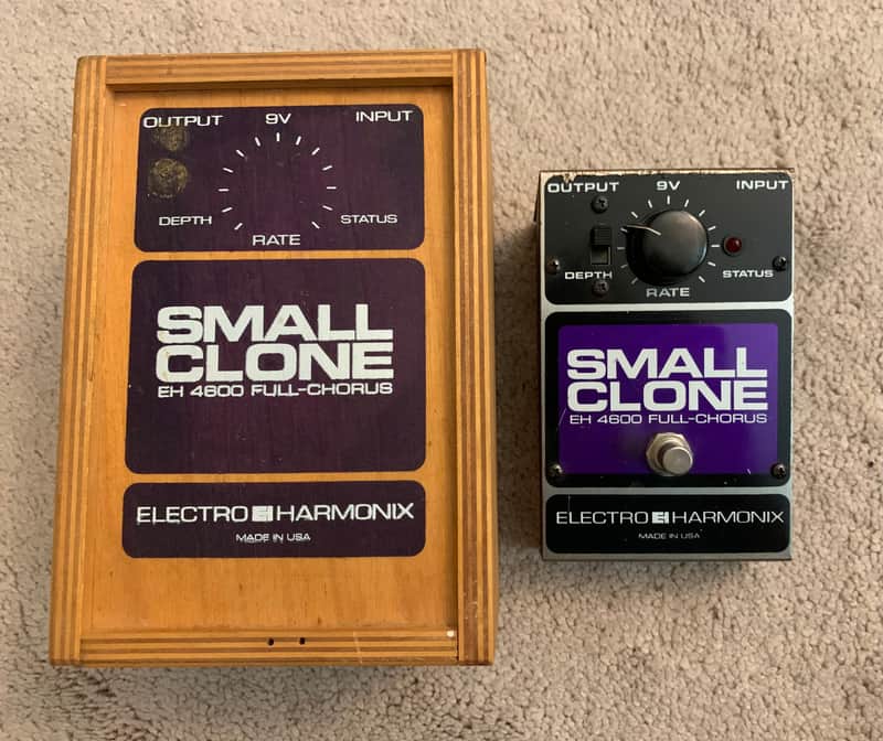 ELECTRO HARMONIX SMALL CLONE ヴィンテージ Electro-Harmonix Small Clone EH4600 Chorus Pedal Vintage Early