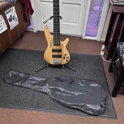 Used Glarry 6 String Bass Guitar DaVinci Cold Aggressive Groove Burlywood w/ gig bag Local Pickup Item image 1