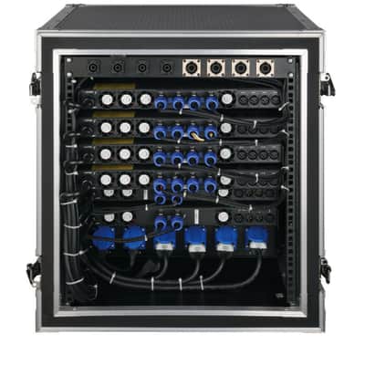 CVR D-2004 Series Professional Power Amplifier 1 Space 2000 Watts x4 at 8Ω BLACK image 4