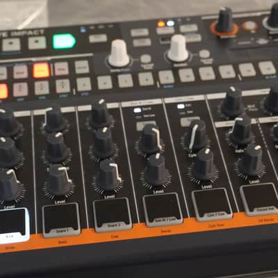 Arturia DrumBrute Impact 2018 - 2021 - Black, plus Decksaver. Local pickup only, in Los Angeles image 19