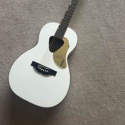 Gretsch G5021WPE Rancher Penguin Parlor Acoustic/Electric Guitar with Fishman Pickup System 2017 - White image 1
