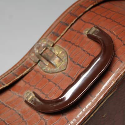 1950's Gibson LG-Style 'Alligator' Softshell Case Brown image 5