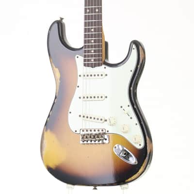 FENDER CUSTOM SHOP Limited Edition '60 Dual-Mag II Stratocaster Super Heavy Relic Aged 3-Color Sunburst [CZ561469] (04/30) image 7