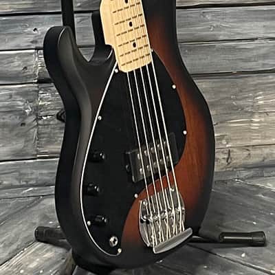 Sterling by Music Man Left Handed StingRay Ray 4 Electric Bass- Satin Sunburst image 6