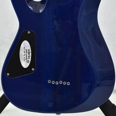 Schecter C-6 Plus guitar in Ocean Blue Burst image 7
