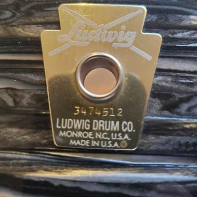Ludwig Classic Maple CUSTOM 9x13 / 13x15 / 14x22" Jazz Recording Drum Set - Vintage Black Oyster Pearl image 13