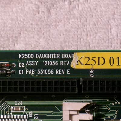 Kurzweil K2500 Engine Daughterboard  (rev E) with P/RAM-2 Program RAM Expansion image 3