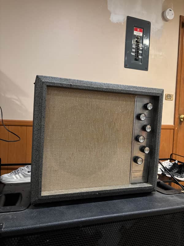 Vintage Sears Silvertone Model 1482 Tube Guitar Combo Amp Amplifier - 1960s image 1