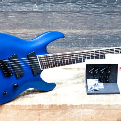 Jackson X Series Soloist Arch Top SLAT7 MS Metallic Blue Electric Guitar w/Bag image 11