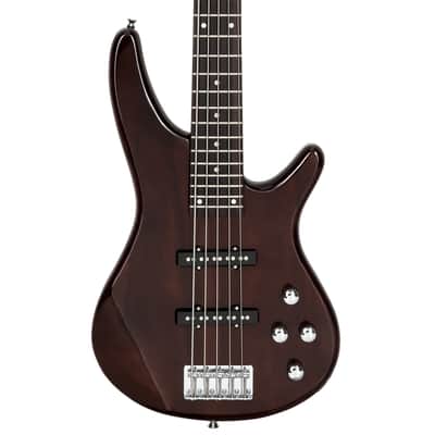 🎸5 String Glarry "EyeBuzz" S Style Electric Bass Guitar +Rosewood Fretboard Soft +Case/Gig Bag +Strap+Cable +Pick!🎸 image 1
