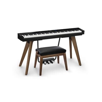 Casio Height-Adjustable Padded Piano Bench for Privia PX-S7000 (Black) image 2