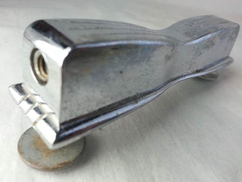 *Ludwig WFL 1x Bow-Tie Bass Drum Lug Chrome 50s/60s Vintage Bowtie Club-Date USA image 1