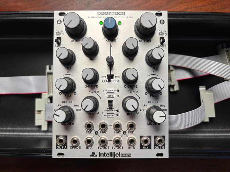 Intellijel Korgasmatron II Dual VCF / VCO Eurorack Module- Silver image 1