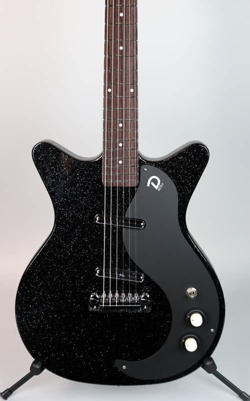 Danelectro '59 Mod New Old Stock Plus Blackout Black Metalflake image 1
