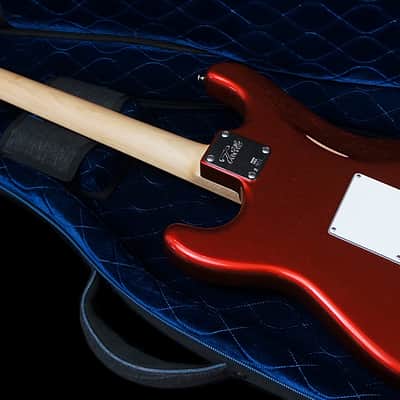 2023 Michael Tuttle Vintage Classic S Guitar in Candy Apple Red Nitro image 4