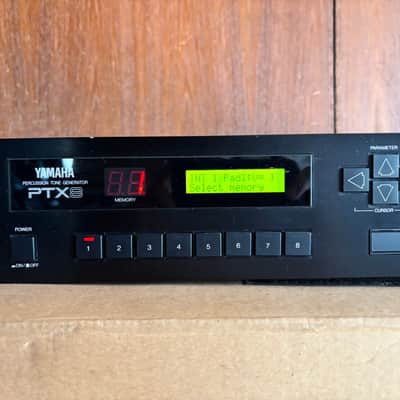 YAMAHA PTX8 PERCUSSION TONE GENERATOR drum synth w/ box New internal battery image 4