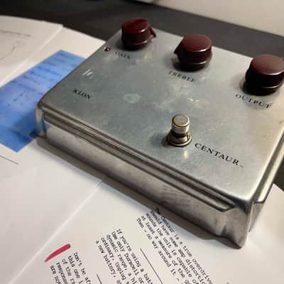 Klon Centaur Professional Overdrive (Non-Horsie) 1994 - 2008 - Silver image 2