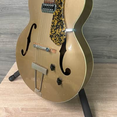 Vintage 1956 Gretsch Electromatic 6184 Corvette Electric Guitar Jaguar Tan #2641 image 5
