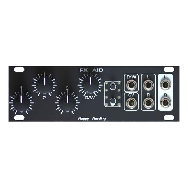 Happy Nerding FX Aid Eurorack Multi-Effects 1U Module (Black) image 1