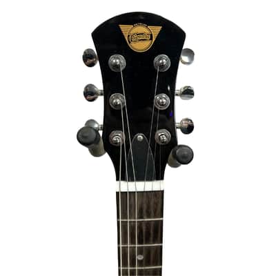 Pignose PGG Travel Guitar with Built-In Amp - Metallic Blue image 5