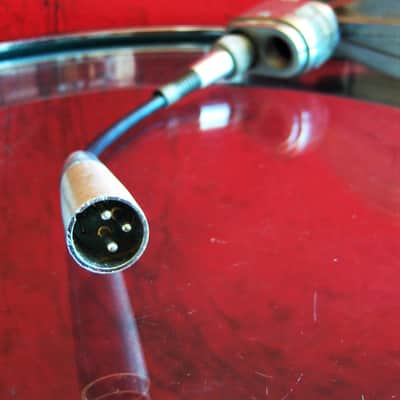 Vintage RARE 1940's Turner 34X modified dynamic microphone Satin Chrome with cable # 2 image 12
