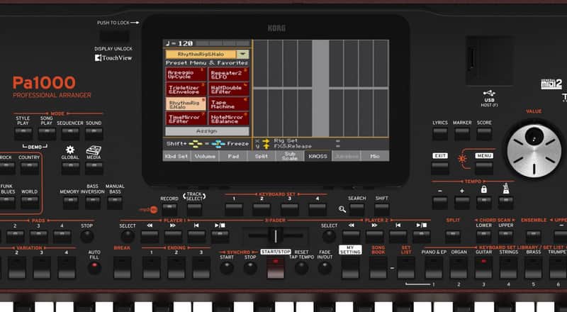 Korg PA1000 61-Key Professional Arranger image 1