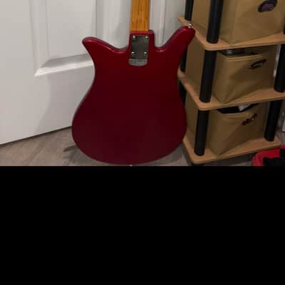 1960s Teisco Del Rey ET-200 Vintage Electric Guitar – Red Metallic – Original w/ hard case image 8