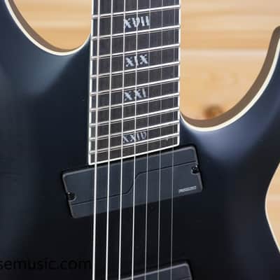 Schecter C-7 SLS Elite Evil Twin Multiscale - Satin Black image 4