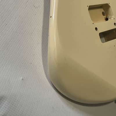 1980's Matsumoku Era Made in Japan Kramer Focus 2000 Aged White Guitar Body Floyd Ready image 5