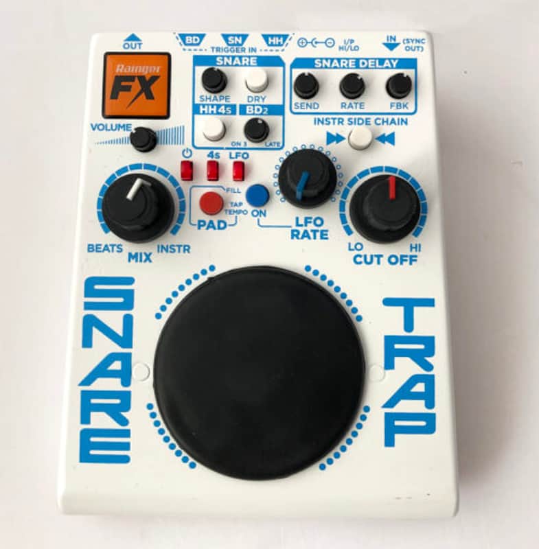 Rainger FX Snare Trap Beatbox 2021 White NEW (Authorized Dealer) image 1