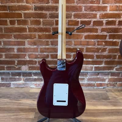 Fender 1998 Standard Stratocaster Wine Red with gig bag image 5
