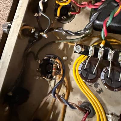 1963 Fender Princeton 6G2 Brownface Guitar Amp image 24