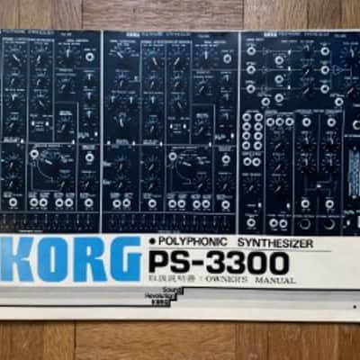 Korg PS3300 DOCUMENTATION 1977