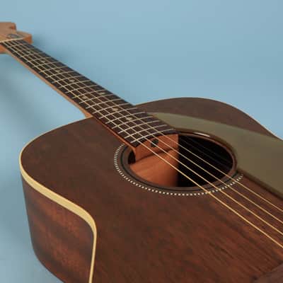 1960s Vintage Fender Newporter Acoustic Guitar Mahogany w/ Case Excellent Con. image 12