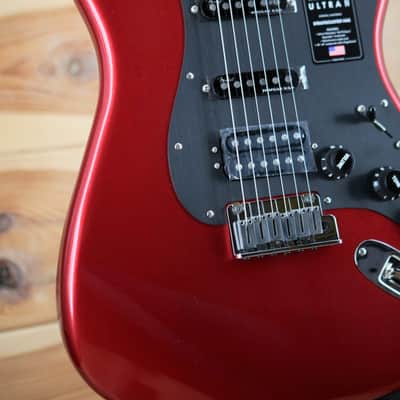 Fender American Ultra II Stratocaster HSS with Maple Fretboard 2026 - Sinister Red image 3