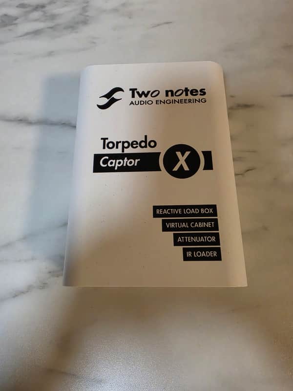Two Notes Torpedo Captor X 16ohm Stereo Reactive Load Box DI and Attenuator image 1