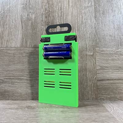 Ultra Minimal Case & LCD Protector for Teenage Engineering Pocket Operators - color GREEN - by KZcraftworks USA image 2